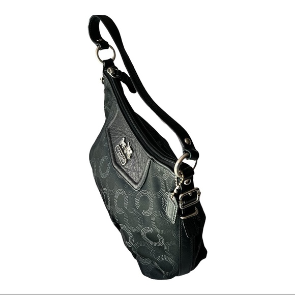 COACH Black Logo Shoulder Bag - Picture 5 of 12